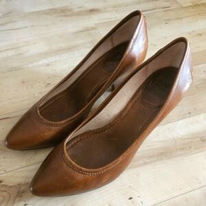 Frye Brown Leather Heels